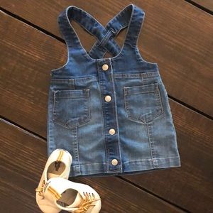 7 For All Mankind • Denim Jumper Dress